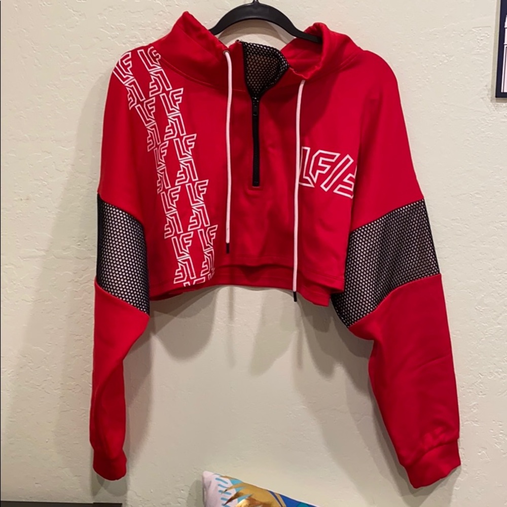 LF Cropped Zip up!